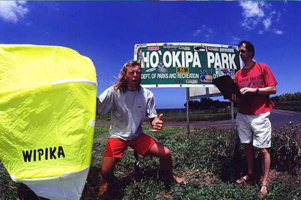 Mat Pendle with Bruno at the start of Wipika