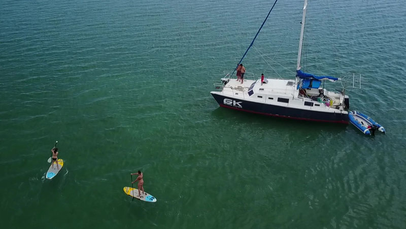 SUPing on GK Cat